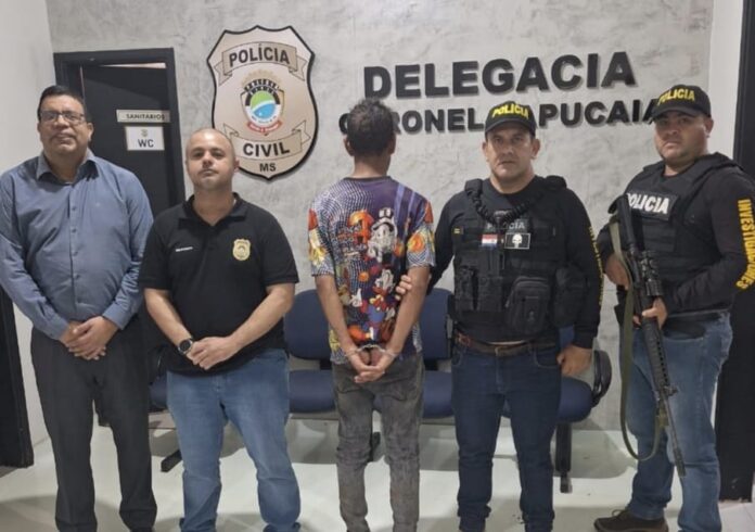 PCMS e Polícia Nacional do Paraguai prendem autor de roubo PCMS e Polícia Nacional do Paraguai prendem autor de roubo majorado em operação conjunta
