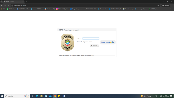 Policiais Civis devem realizar atualização cadastral do SISPC Policiais Civis devem realizar atualização cadastral do SISPC