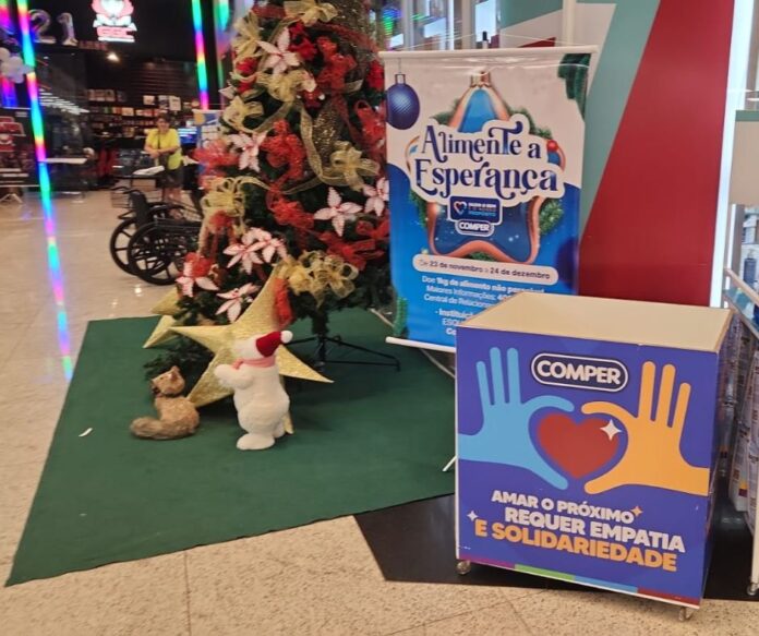 Campanha “Alimente a Esperança” do Comper arrecada doações para instituições Campanha “Alimente a Esperança” do Comper arrecada doações para instituições em MS