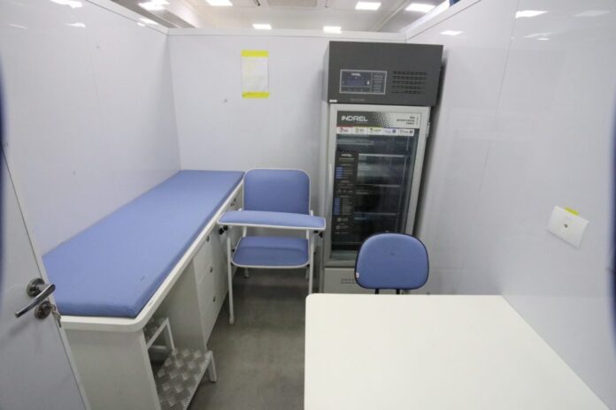 Carreta da Saúde atende servidores da segurança de Dourados de Carreta da Saúde atende servidores da segurança de Dourados de 19 a 21 de novembro