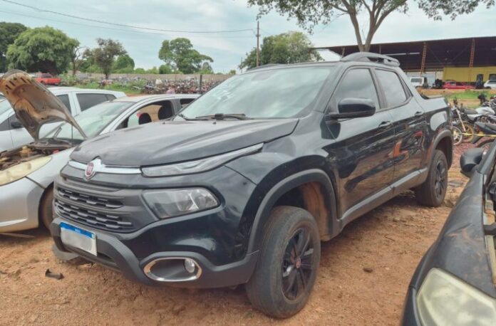 Novo leilão do Detran-MS tem Fiat Toro 2021 com lance inicial de 24 mil