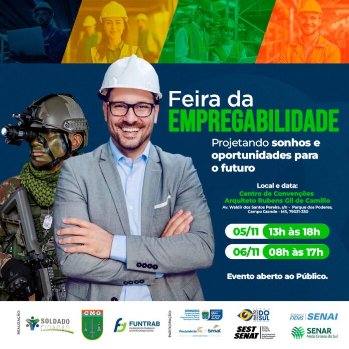 Parceria garante ‘Feira da Empregabilidade’ com mais de 350 vagas Parceria garante ‘Feira da Empregabilidade’ com mais de 350 vagas em Campo Grande