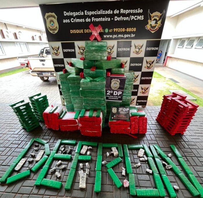 Polícia Civil apreende quase duas toneladas de maconha em Dourados Polícia Civil apreende quase duas toneladas de maconha em Dourados durante a Operação Protetor