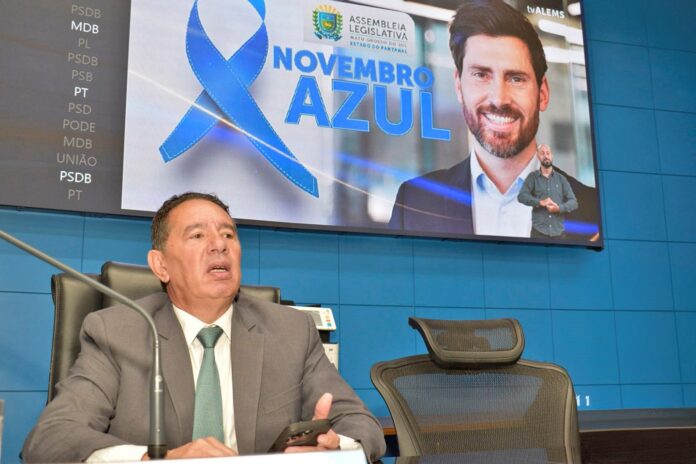 Presidente da ALEMS destaca importância da prevenção e diagnóstico precoce Presidente da ALEMS destaca importância da prevenção e diagnóstico precoce na campanha do Novembro Azul