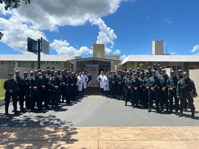 Alunos-Soldados do 5º BPM Participam de Campanha de Doação de Sangue e Cadastro de Medula Óssea em Coxim