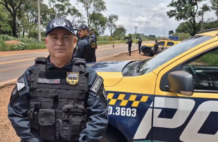 Coronel PM Elcio Almeida - Comandante de Policiamento Rodoviário da PMMS