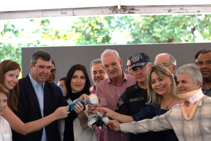 Governo de MS e Federal entregam novas viaturas ao Batalhão Governo de MS e Federal entregam novas viaturas ao Batalhão de Polícia Militar Rural da PMMS