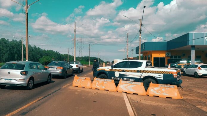 Polícia Militar em Três Lagoas participa com a Polícia Rodoviária Federal da ação do Programa Rodovida 2024/2025