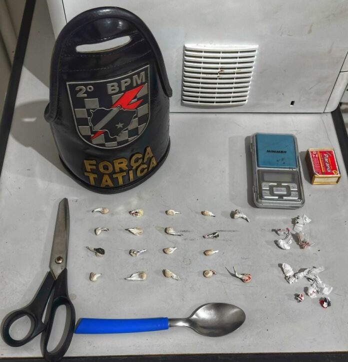 Polícia Militar em Três Lagoas prende autor de Tráfico de Drogas e apreende entorpecente