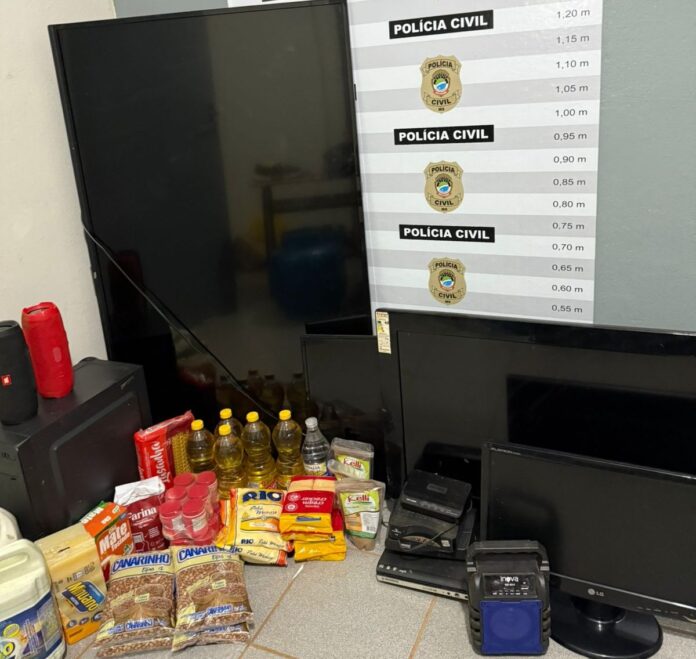 Polícias Civil e Militar prendem em flagrante dois indivíduos por Polícias Civil e Militar prendem em flagrante dois indivíduos por furto ocorrido em escola pública estadual de Batayporã