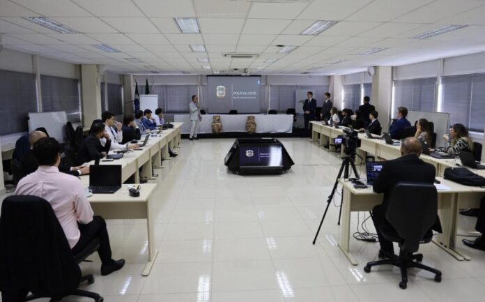 Delegado-Geral da Polícia Civil ministra aula para novos juízes substituto Delegado-Geral da Polícia Civil ministra aula para novos juízes substituto