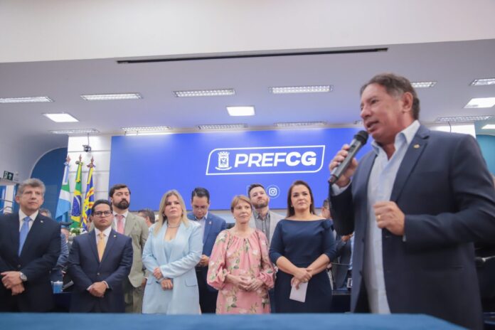 Gerson reforça parceria entre ALEMS e Prefeitura na posse da Gerson reforça parceria entre ALEMS e Prefeitura na posse da equipe técnica de Campo Grande