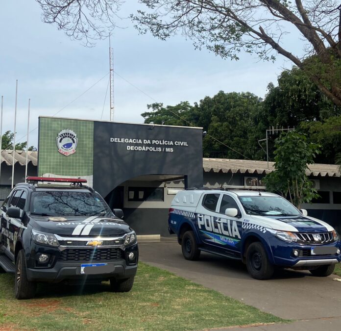 Homem é preso por tráfico de drogas em Deodápolis após Homem é preso por tráfico de drogas em Deodápolis após mandado de prisão e busca e apreensão