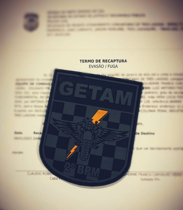 Polícia Militar em Três Lagoas recaptura foragido do Sistema Prisional Polícia Militar em Três Lagoas recaptura foragido do Sistema Prisional