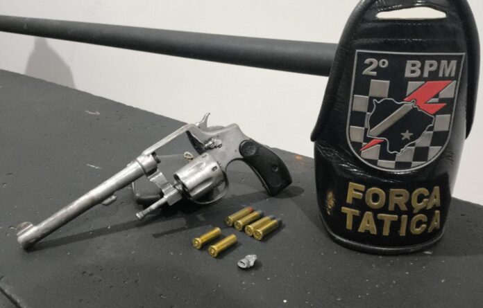 Polícia Militar em Três lagoas apreende arma de fogo