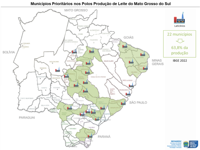Proleite: Governo de MS inicia programa para melhorar rebanho e aumentar produção de leite