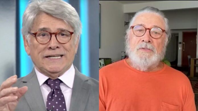 Sérgio Chapelin aparece no 'Fantástico' com outro visual; veja Sérgio Chapelin já apresentou o