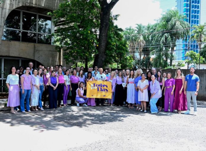 AGEMS veste a causa e se une à campanha #TodosPorElas AGEMS veste a causa e se une à campanha #TodosPorElas pelo enfrentamento ao feminicídio