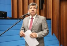 Lidio Lopes pede reforma da unidade da Sanesul em Douradina após mais de 10 anos sem manutenção