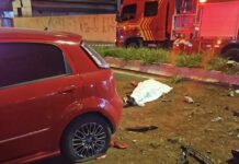 Vítima reage a assalto, atropela meliantes e deixa um morto e outro em estado grave em Campo Grande