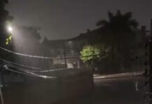 Forte chuva castiga Campo Grande e alaga ruas no bairro Carandá Bosque