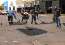 Prefeitura reforça tamoa-buracos e mantém ritmo acelerado nas setes regiões