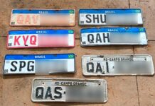 Temporal arranca placas de veículos em Campo Grande e motorista recolhe várias para ajudar proprietários