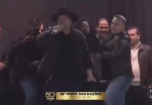 Deputado bolsonarista e vereadora do PT protagonizam confusão após gritos de “Fora Lula” em festa de cidade de MS