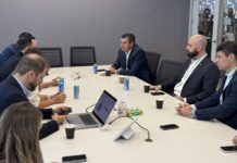 Eduardo Riedel se reúne com Meta em São Paulo para ampliar uso de tecnologia e inteligência artificial em MS