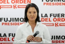 Fujimori se aproxima da presidência do Peru e Sánchez convoca protesto