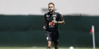 Neymar vai a campo pela primeira vez em treino da seleção brasileira