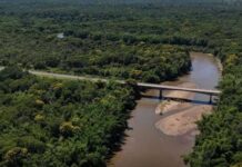 Em Bonito, tráfego de ponte da MS-345 sobre o Rio Miranda será interditado
