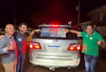 Jamilson Name inicia caminhada pelo interior com mobilização de mais de 500 veículos em Rio Negro e Terenos