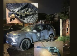 Confronto com o Choque termina com suspeito morto e duas armas apreendidas em Campo Grande