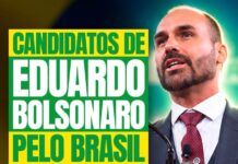 Eduardo Bolsonaro publica lista de apoio a candidatos e aponta Coronel David como seu deputado estadual em MS